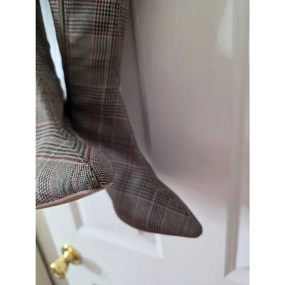 RAYE x STONE_COLD_FOX Foxy Over the Knee Boot in Grey Multi 8.5